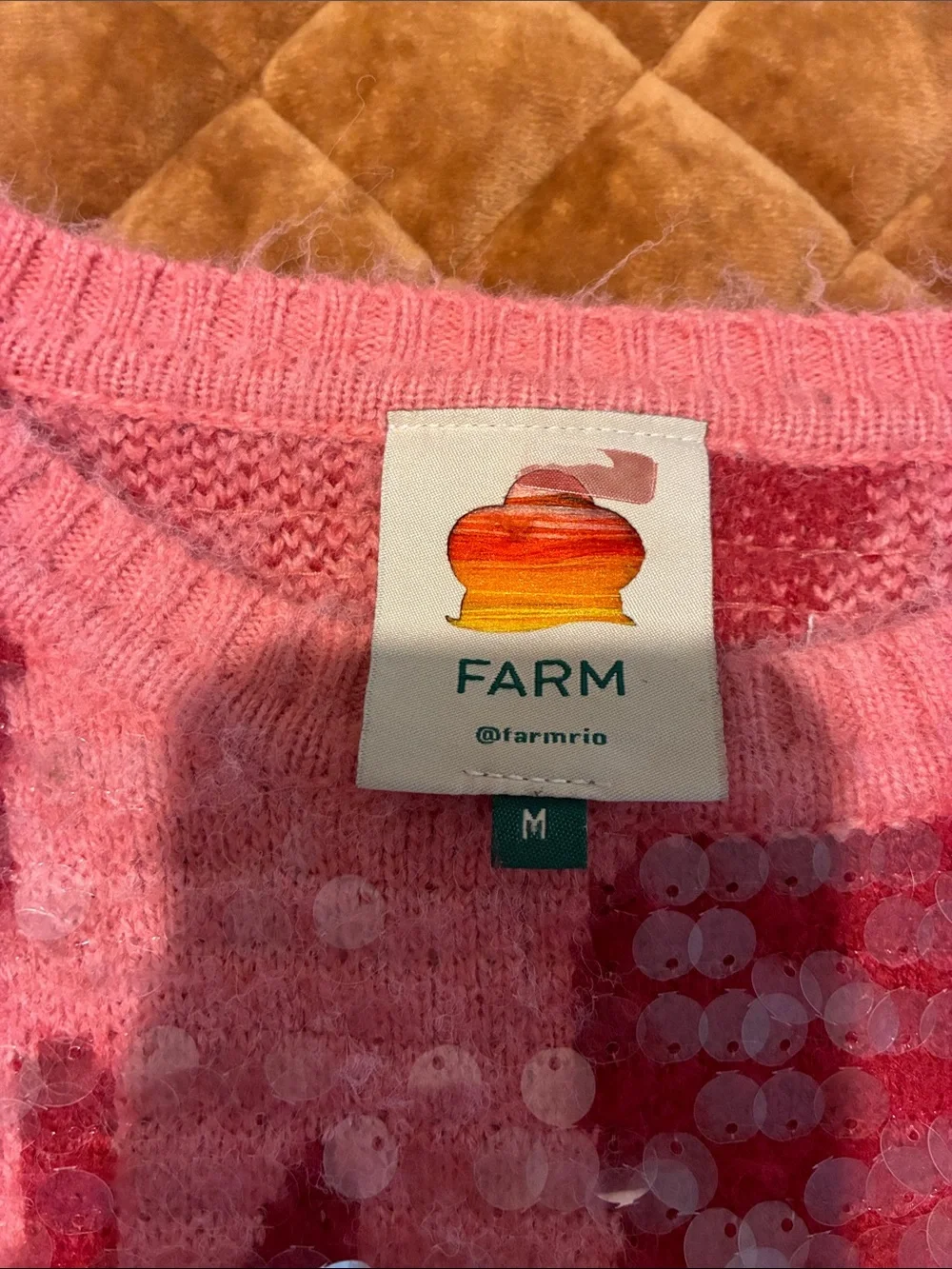 FARM Rio Sequins Knit Sweater